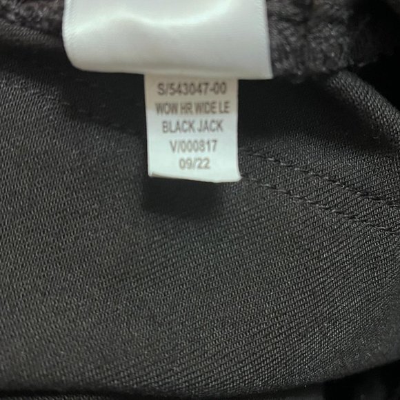 Old Navy High-Waisted Wow Black-Wash Wide-Leg Jeans for Women, Size 14, NWOT - Picture 6 of 6